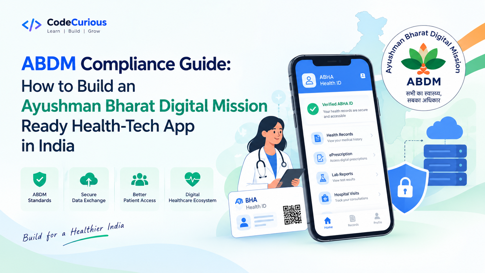 ABDM Compliance Guide: How to Build an Ayushman Bharat Digital Mission Ready Health-Tech App in India