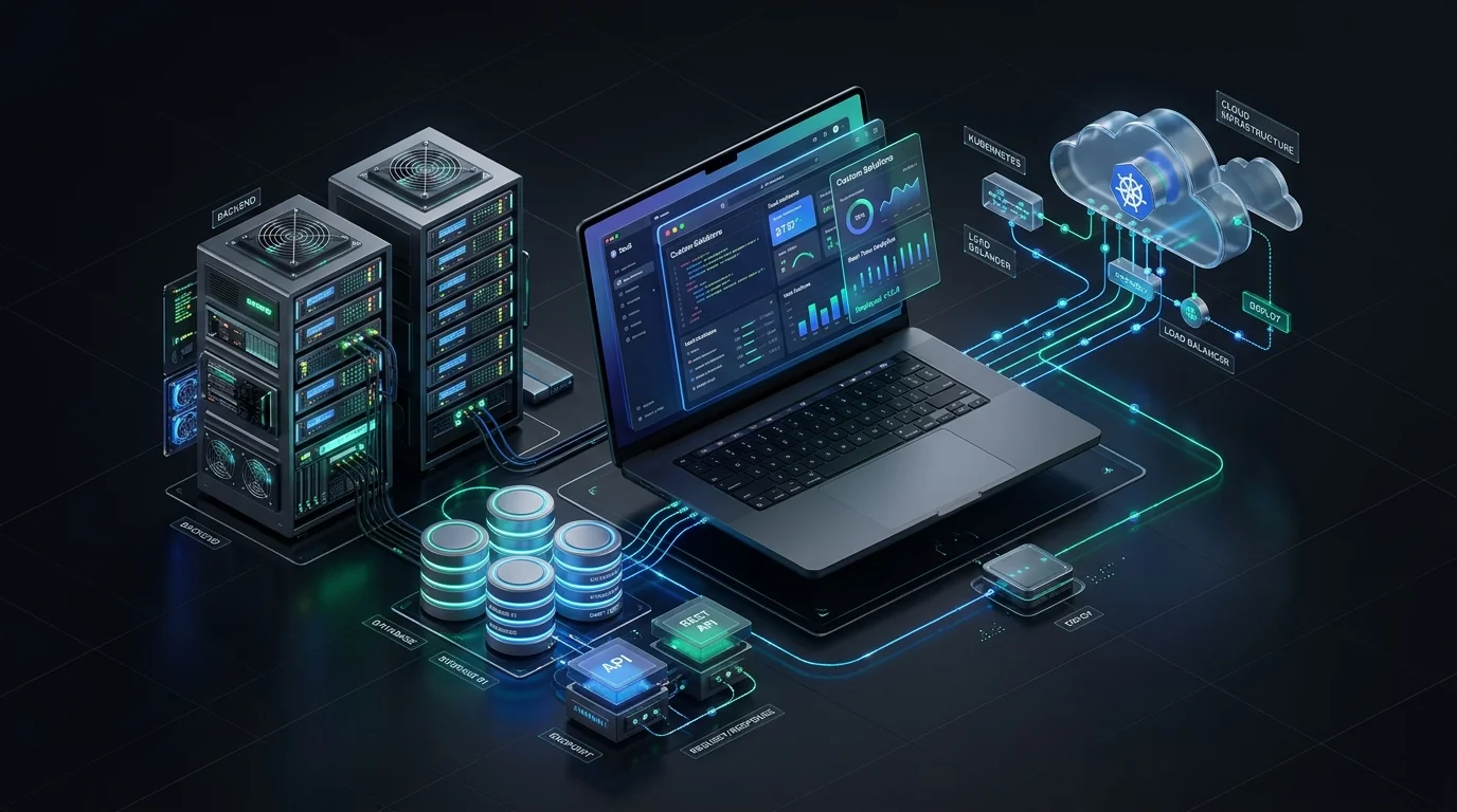 3D Custom Software & SaaS Visual