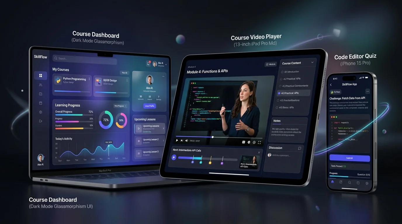 Education Platform Mockup